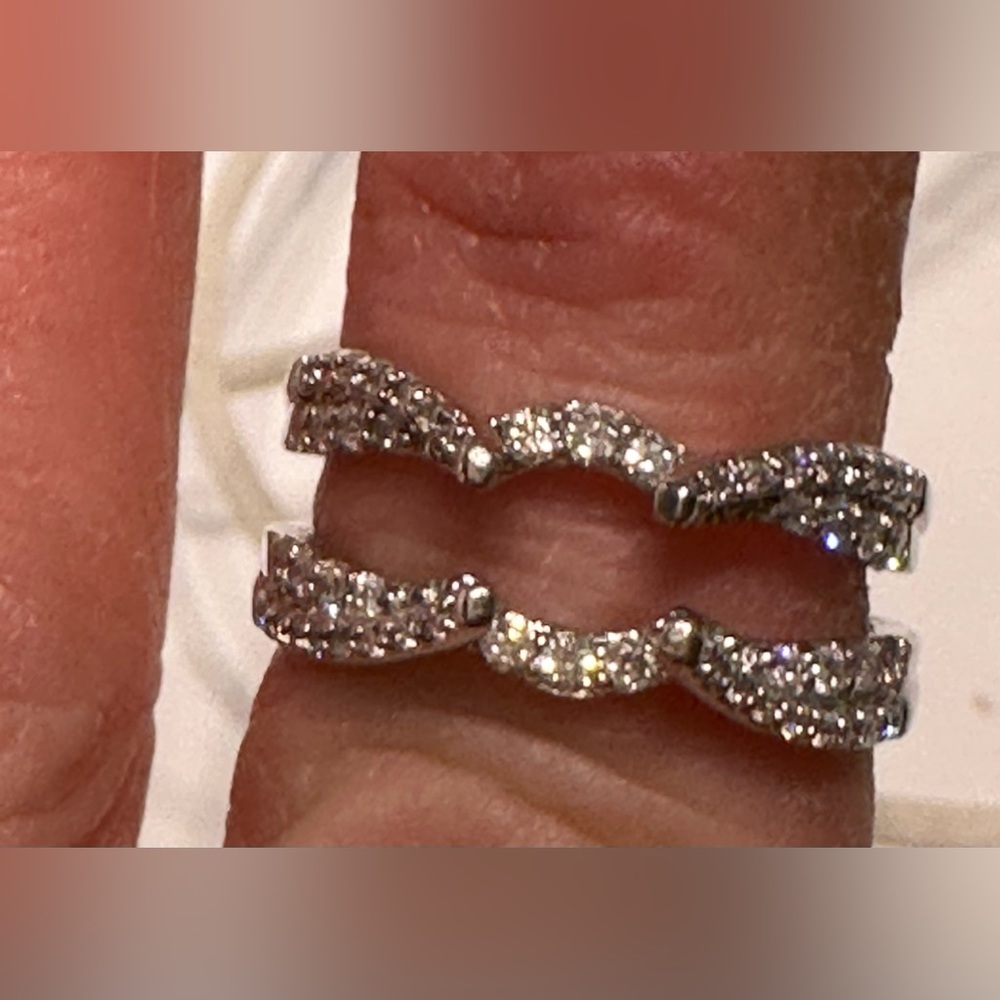 Kay size 7 white gold ring enhancer